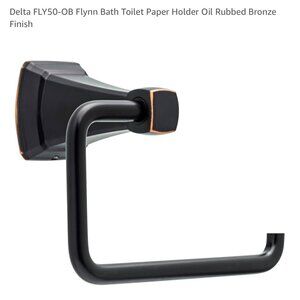 NEW Delta Flynn Toilet Paper Holder in Oil Rubbed Bronze (2)